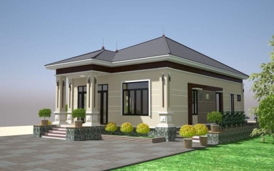 Xây nhà cấp 4 gác lửng tại Biên Hòa trọn gói, giá tốt